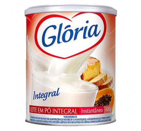 Leite em Pó Integral 400g | Lata