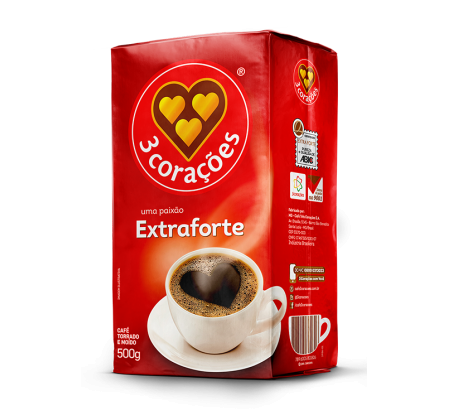 Café Três Corações Extra Forte a Vácuo 500g