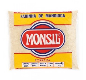 Farinha de Mandioca Torrada Monsil 1kg