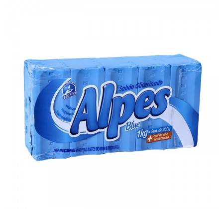 Sabão Barra Alpes 5x200g 