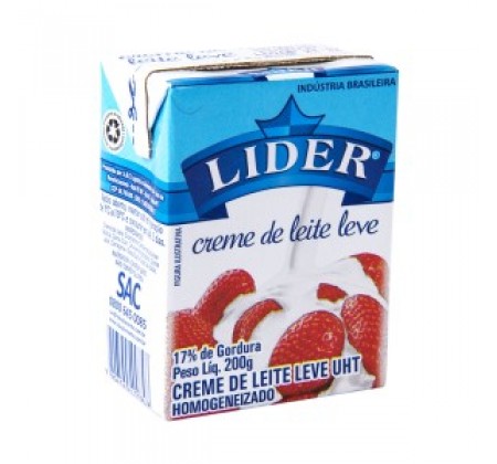 Creme de Leite Líder 200g