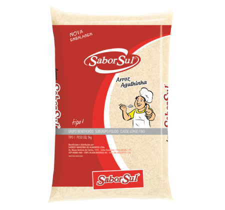 Arroz Agulhinha Tipo 1 Sabor Sul 5kg | Pacote